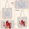 Canvas Tote Bag Embroidery Kit for Beginners,Cross Stitch Kits for Adults,DIY Needlepoint Include Cardinal Pattern,Women Shopping Reusable Grocery Bags